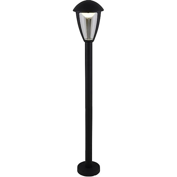 näve LED Außen-Stehlampe "Clint" 1 Stk. Warmweiß Aluminium schwarz Kunststo günstig online kaufen