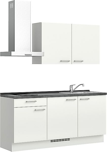 nobilia® Küchenzeile »"Laser I",Ausrichtung wählbar, Breite 180 cm« vormont günstig online kaufen