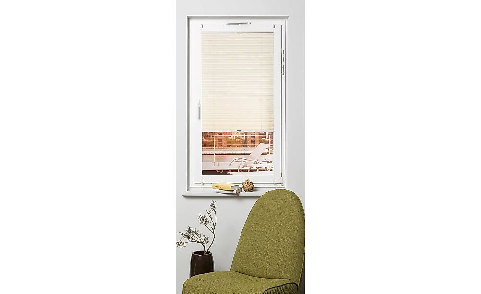 for friends Plissee Klemmfix - beige - Polyester - 100 cm - Sconto günstig online kaufen