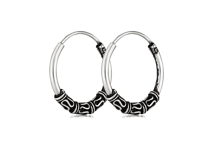 NKlaus Paar Creolen Paar Keltische Creolen 925 Silber Skandinavische W günstig online kaufen