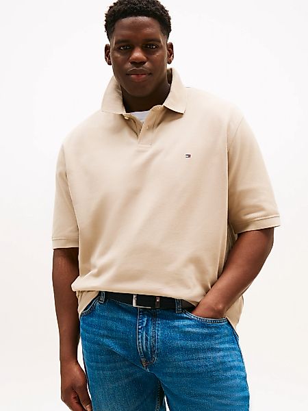 Tommy Hilfiger Poloshirt mit Elasthan Farbe beige Größe: 5XL günstig online kaufen
