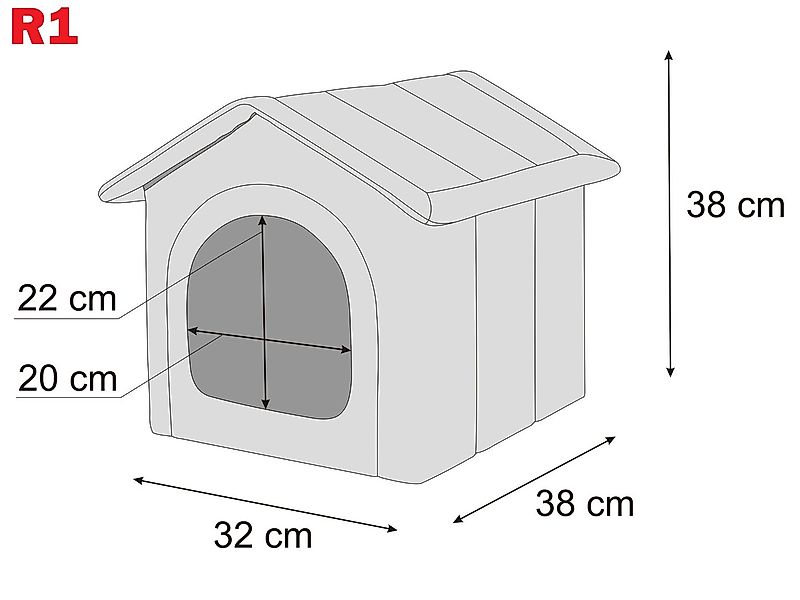 Hobbydog Hundehütte Hundehütte Hundekorb Katzehütte Hundehaus Hundesofa Kat günstig online kaufen