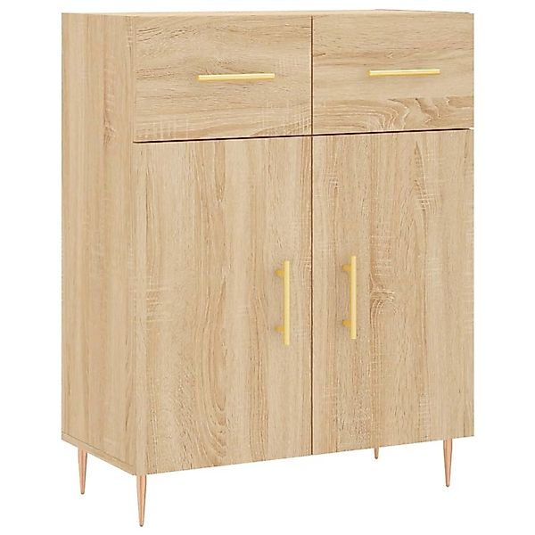 vidaXL Sideboard Sonoma-Eiche 69,5x34x90 cm Holzwerkstoff 827967 günstig online kaufen