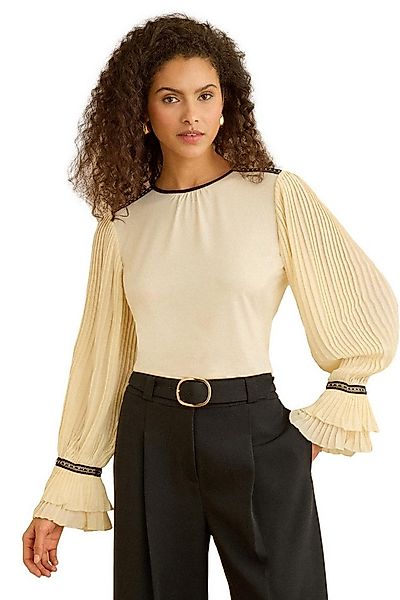 Love & Roses Langarmbluse Love & Roses Langarmshirt aus Polyurethan (1-tlg) günstig online kaufen