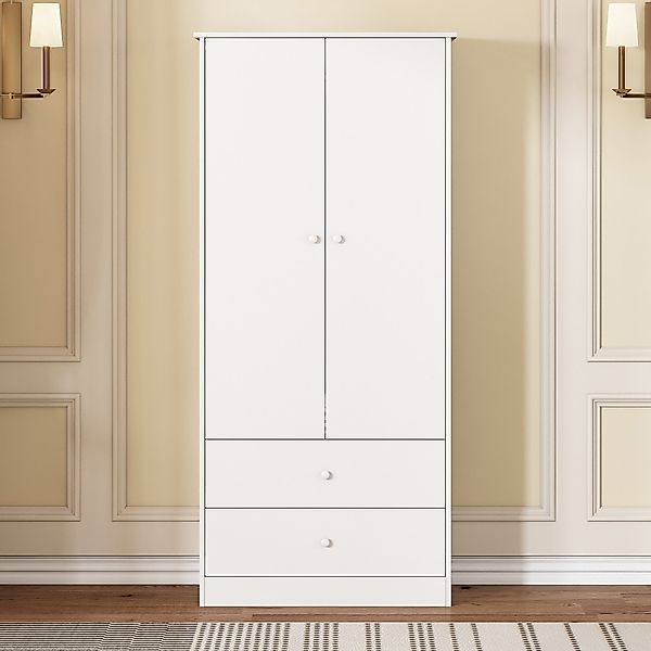 REDOM Kleiderschrank mit 2 Schubladen (mit günstig online kaufen