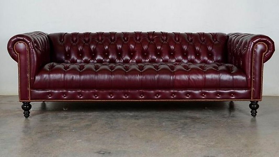 Xlmoebel Sofa XXL Großes Sofa Chesterfield 240cm Polstermöbel 4-Sitzer Lede günstig online kaufen