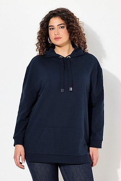 Ulla Popken Sweatshirt Hoodie Schriftmotiv Oversized Kapuze Langarm günstig online kaufen