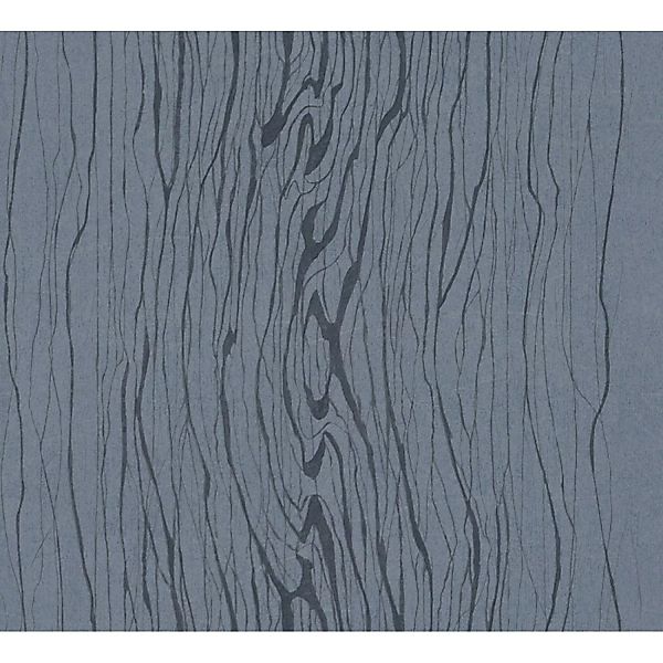 Marburg Vliestapete Struktur Streifen Blau 10,05 m x 0,70 m FSC® günstig online kaufen