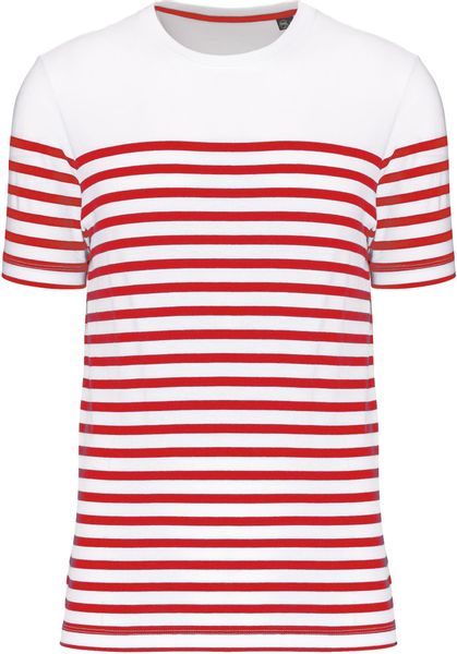 Kariban Rundhalsshirt T-Shirt im Marine-Stil mit günstig online kaufen