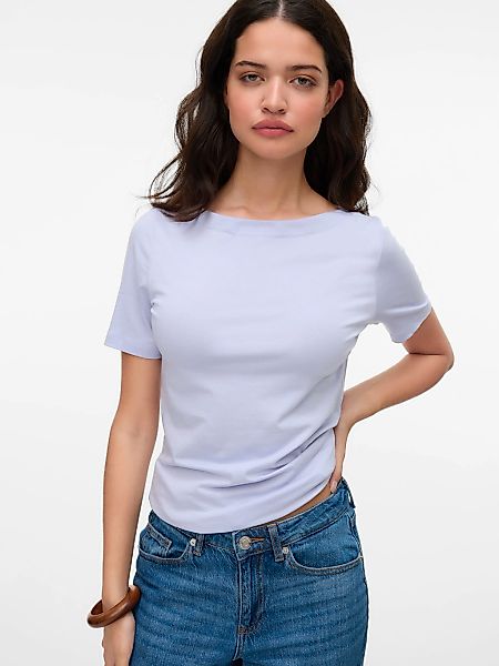 Vero Moda Kurzarmshirt "VMPANDA MODAL S/S TOP NOOS" günstig online kaufen