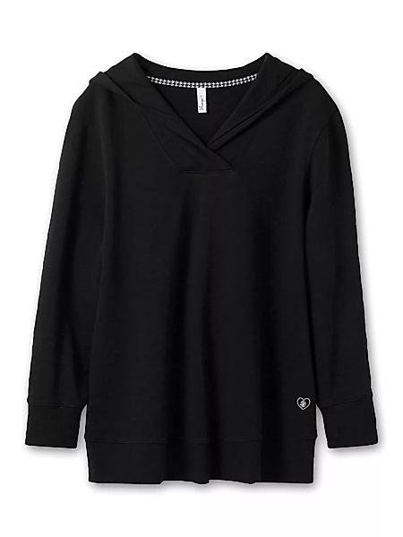 Sheego Sweatshirt "Große Größen", mit breiter Blende am Ausschnitt günstig online kaufen