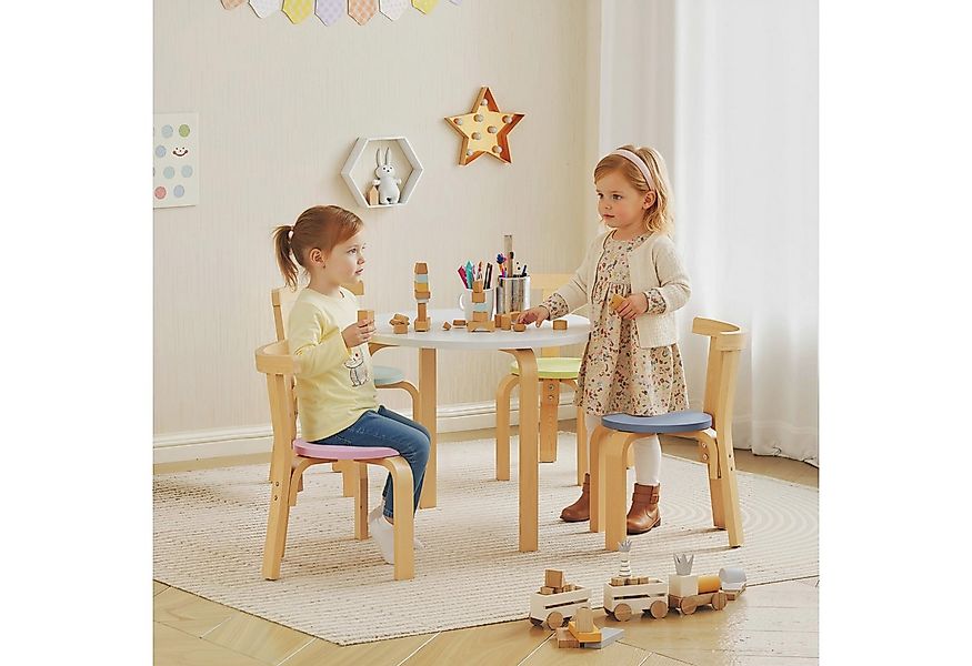 AIYAPLAY Kindersitzgruppe Tragfähigkeit bis zu 80 kg, (Kindermöbel, 5-tlg., günstig online kaufen