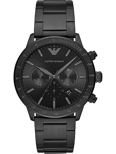 Emporio Armani Chronograph Emporio Armani Herren-Uhren Analog Quarz günstig online kaufen