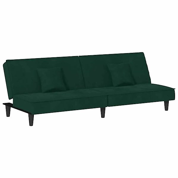 vidaXL Schlafsofa Dunkelgrün Samt 351909 günstig online kaufen