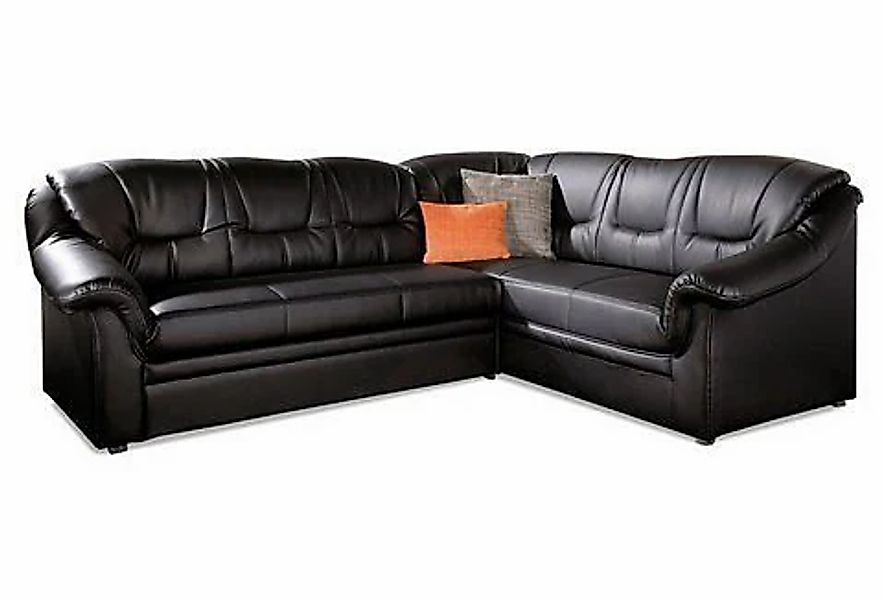 DOMO collection Ecksofa »Montana, zeitlose Rückensteppung, bequeme Armlehne günstig online kaufen