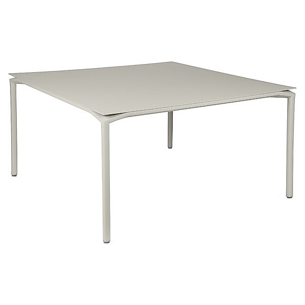 Calvi Tisch 140 x 140 cm Outdoor Lehmgrau günstig online kaufen