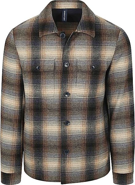 State Of Art Hemdjacke Karos Wool Blend Multicolour - Größe 3XL günstig online kaufen