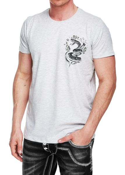 R-NEAL T-Shirt T-Shirt Washed Streetwear Printed günstig online kaufen