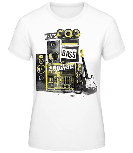 Beat Bass And Guitar · Frauen Basic T-Shirt günstig online kaufen