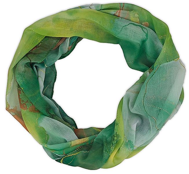 styleBREAKER Loop Loop Aquarell Glow Metallic Akzente, (1-St) günstig online kaufen