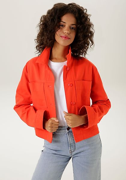 Aniston CASUAL Jeansjacke mit tonigen Knöpfen günstig online kaufen