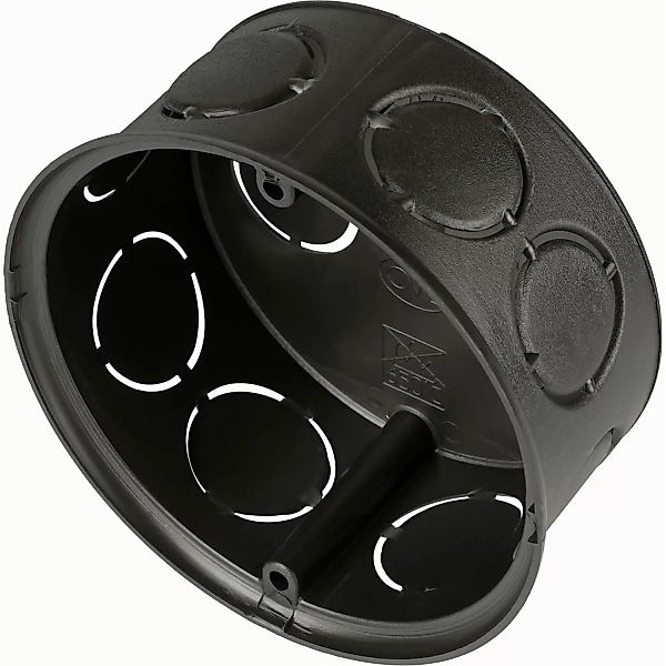 ISO-Abzweigdose Ø 70 mm x 36 mm Schwarz günstig online kaufen