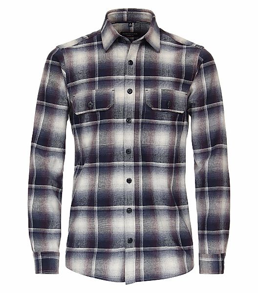 CASAMODA Langarmhemd "CASAMODA Overshirt uni" günstig online kaufen
