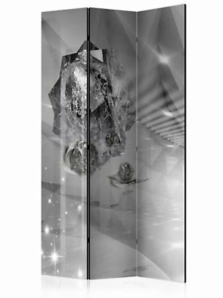 artgeist Paravent Abstract Greyness [Room Dividers] grau/weiß Gr. 135 x 172 günstig online kaufen