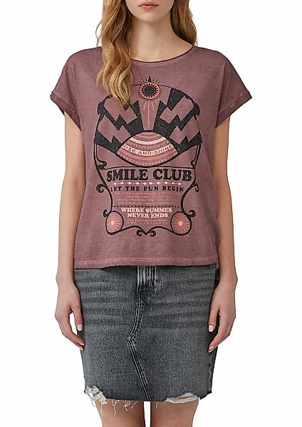 QS T-Shirt, mit Print günstig online kaufen