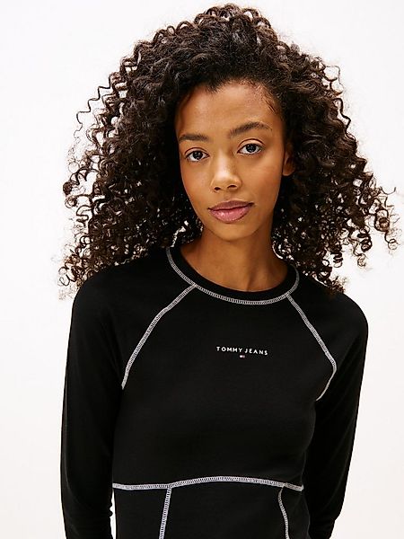 Tommy Jeans Jerseykleid TJW BODYCON LINEAR MINI DRESS günstig online kaufen