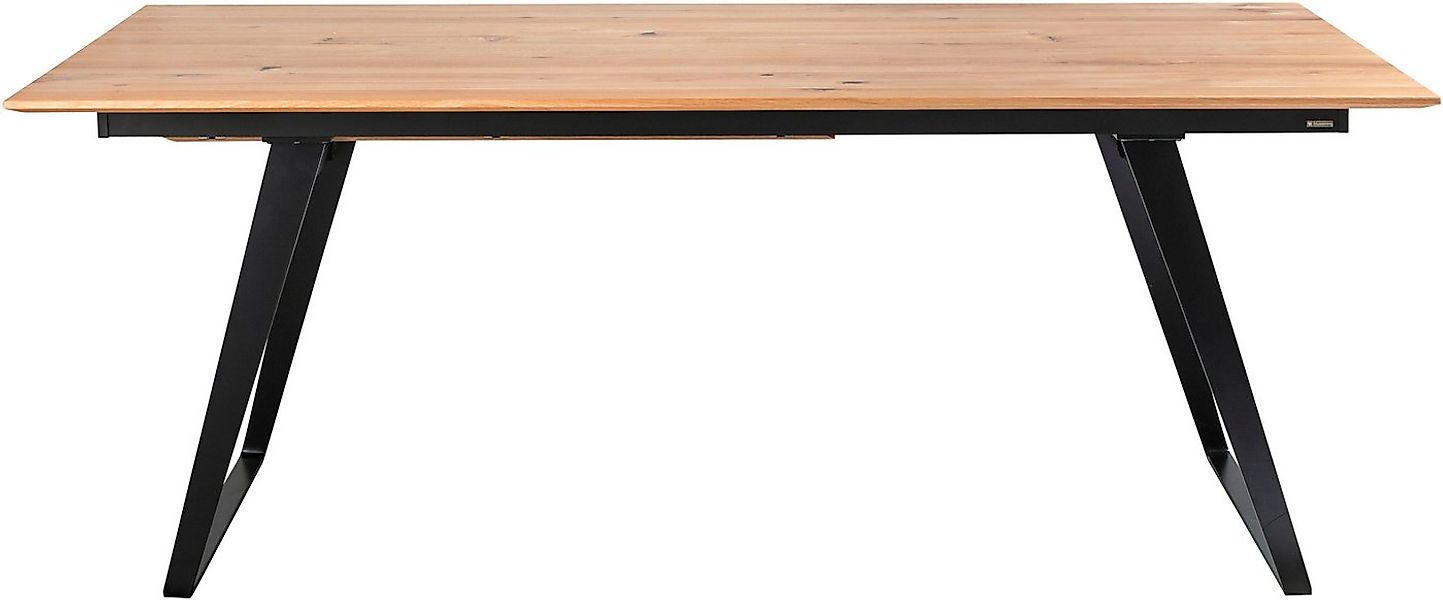 Musterring Esstisch Tavia, Bügelgestell in 3 Farben, Platte Charakter-Eiche günstig online kaufen