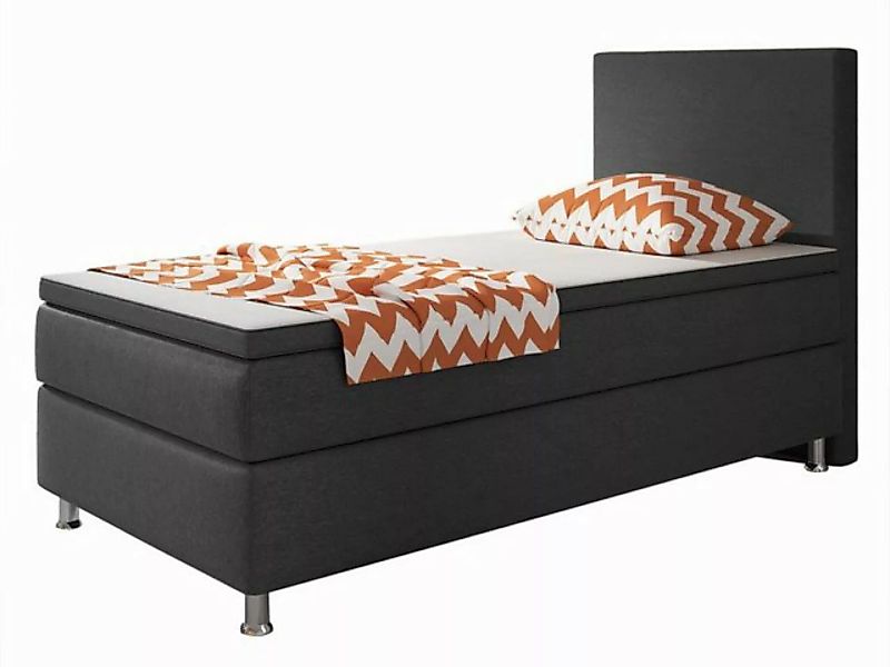 inter Boxspringbett Berlin mit 7 Zonen Taschenfederkernmatratze 90x200 cm i günstig online kaufen