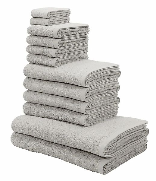 my home Handtuch Set »Sanremo«, (Set, 12 St., 2 Seiftücher 30 x 30 cm-4 Gäs günstig online kaufen