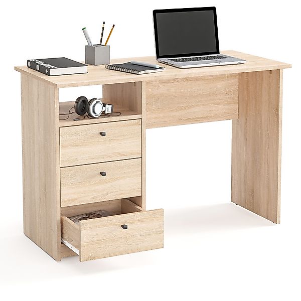 KOMTO Schreibtisch Oslo 110 H Griffe günstig online kaufen