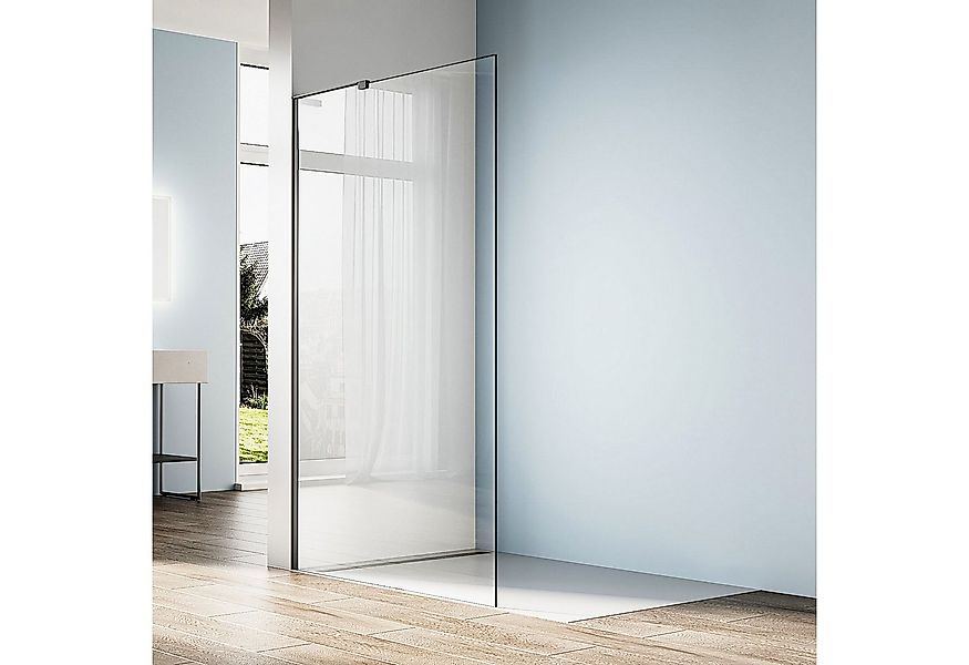 SONNI Walk-in-Dusche Walk-in-dusche schwarz, Walk-In Duschen, Duschtrennwan günstig online kaufen