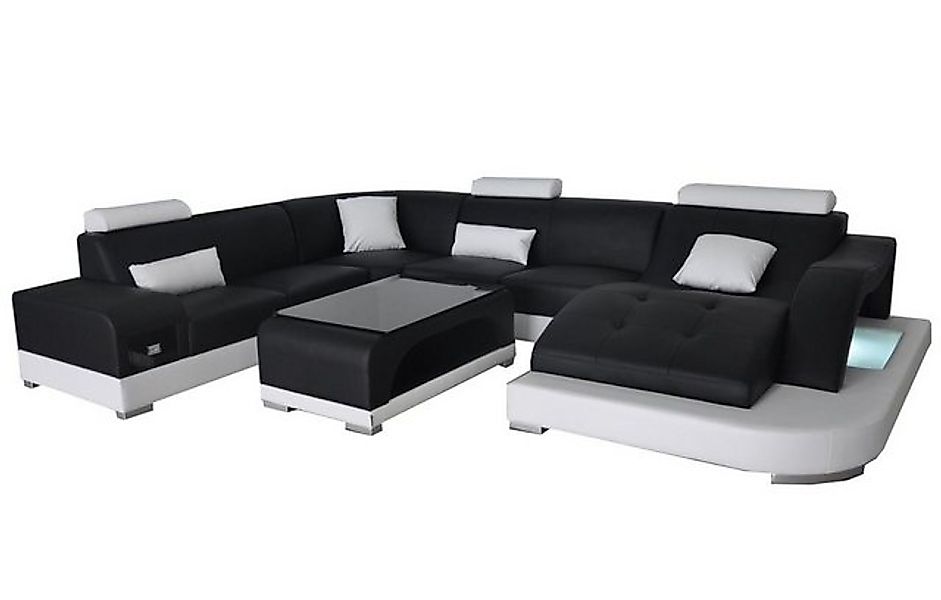 Xlmoebel Sofa Modernes Ledersofa mit USB-Anschluss, zeitgemäße Sitzcouch, H günstig online kaufen