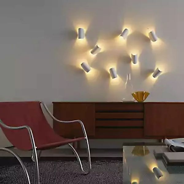 Fontana Arte Io Wandleuchte LED, dunkelgrau günstig online kaufen