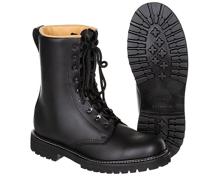 MFH Leder Kampfstiefel schwarz 43 Outdoorschuh günstig online kaufen