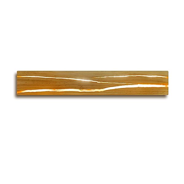 Nettlife Wandleuchte Innen Holz 50/100CM Holzmaserung günstig online kaufen