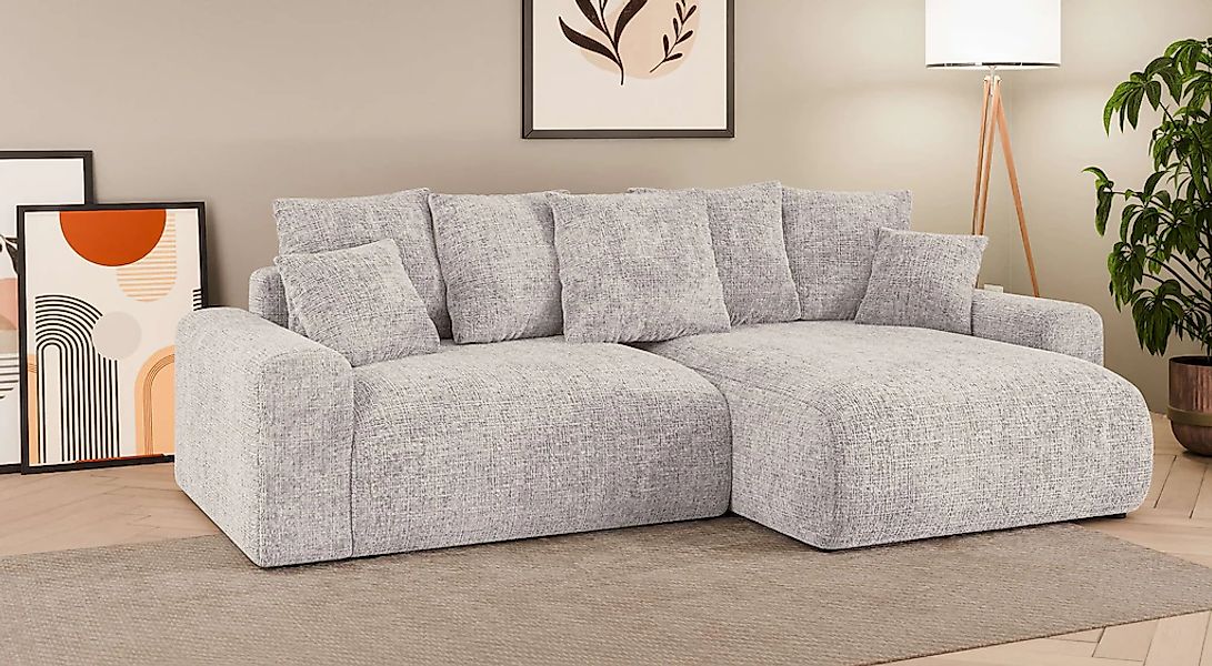 Home affaire Ecksofa "LAKESIDE klein mit Bettfunktion und Bettkasten, B/T/H günstig online kaufen