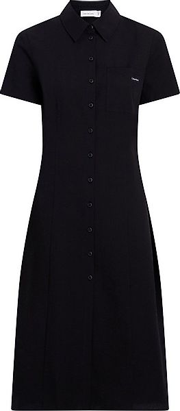 Calvin Klein Jeans Hemdblusenkleid SEERSUCKER BUTTON DOWN DAY DRESS mit Bru günstig online kaufen