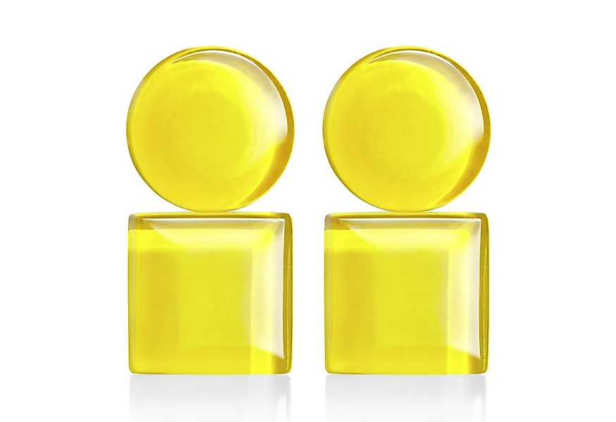 ALEXASCHA Paar Ohrclips Geometrische Clip Ohrringe im Bauhaus Design • Stat günstig online kaufen