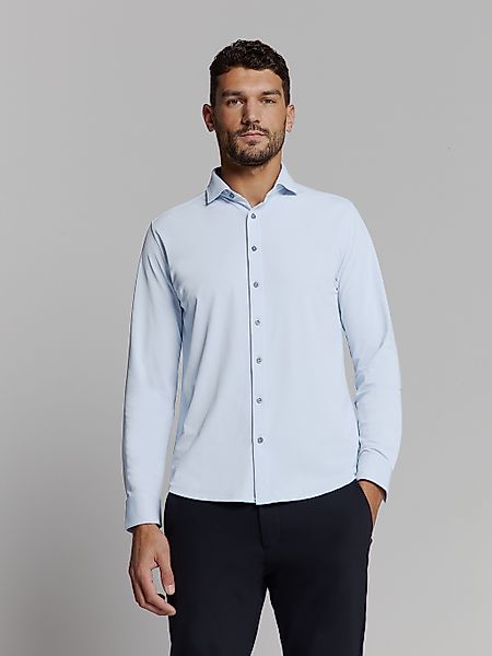NO EXCESS Langarmhemd "No Excess Jersey-reisehemd" günstig online kaufen
