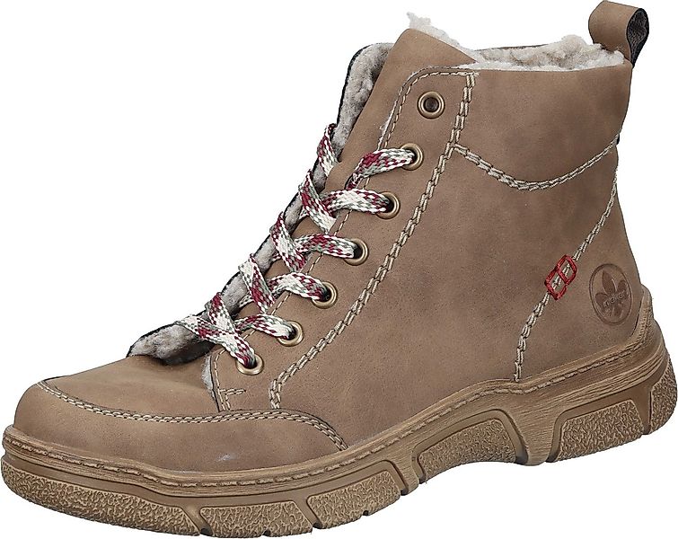 Rieker Stiefel Schnürstiefelette aus strapazierfähigem Synthetik günstig online kaufen