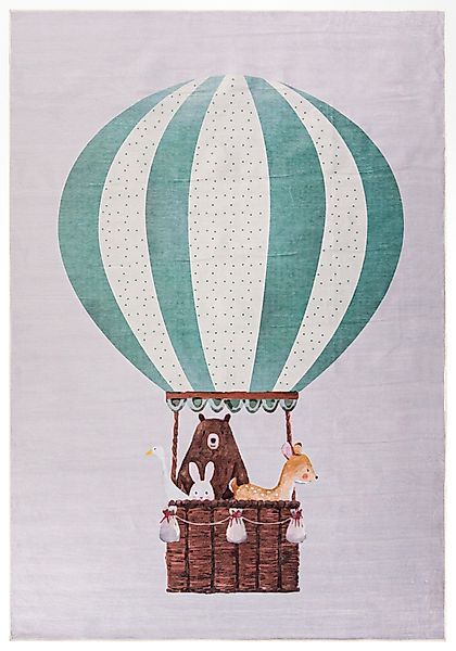 Mazovia Designteppich Kinder Ballon, Tierisch Kinderzimmer, günstig online kaufen