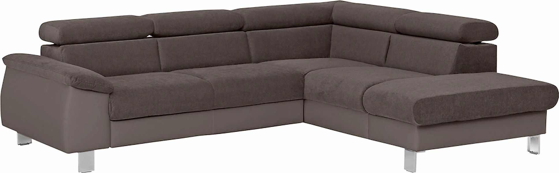 COTTA Ecksofa "Komaris L-Form mit Kopfteilverstellung", wahlweise mit Bettf günstig online kaufen