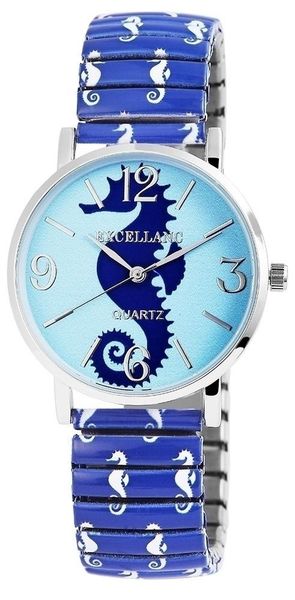 Excellanc Quarzuhr Selin Edelstahlzugband, maritim, Meer, günstig online kaufen