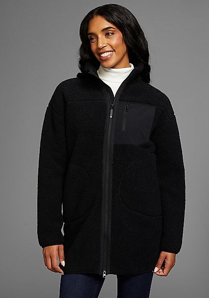 Polarino Fleecejacke Teddy Fleece Jacke, Oversize günstig online kaufen