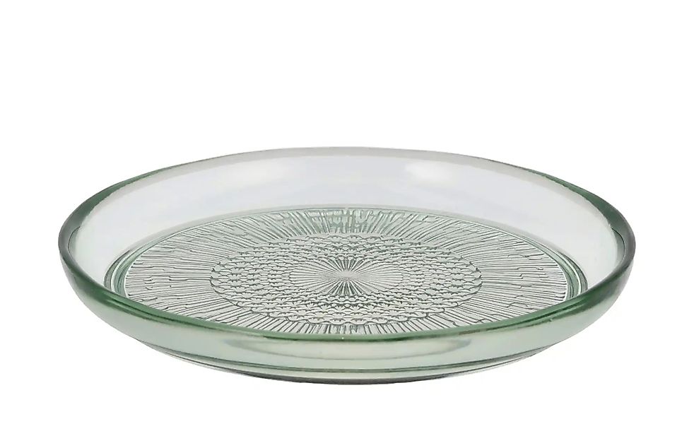 Bitz Dessertteller  Kusintha ¦ grün ¦ Glas ¦ Maße (cm): H: 2  Ø: 18 Geschir günstig online kaufen