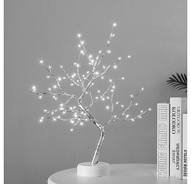 MUPOO LED Baum Künstlicher LED Bonsai Tischleuchte Dekolicht, USB-/Batterie günstig online kaufen